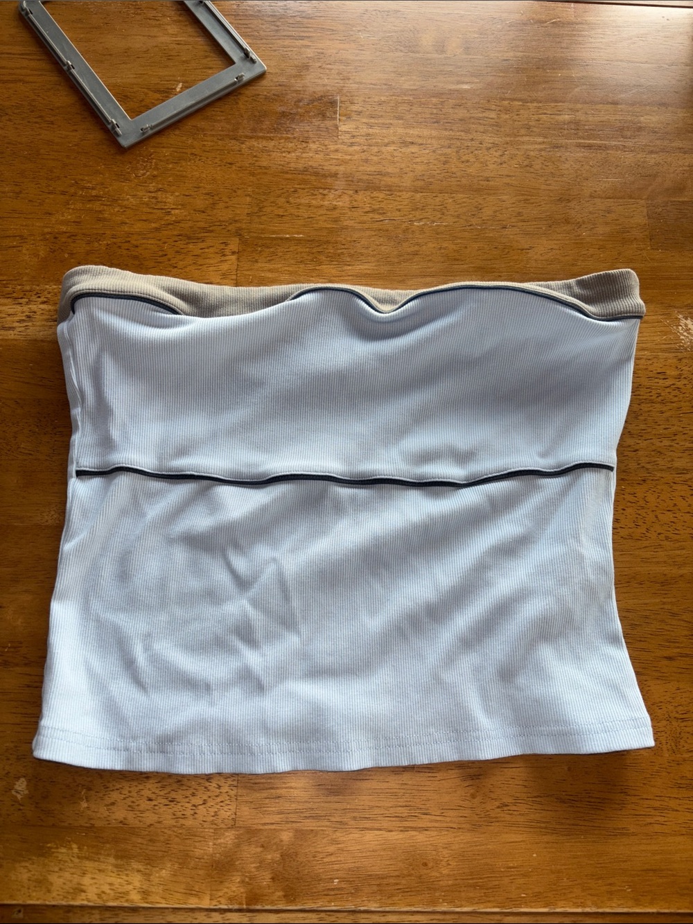 Blue Edikted tube top